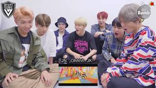 SUB ESPAÑOL BANGTAN BOMB BTS DNA MV REAL reaction 600PM 170918  BTS 방탄소년단 [upl. by Apple950]