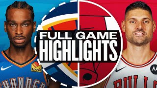 THUNDER at BULLS  FULL GAME HIGHLIGHTS  October 26 2024 [upl. by Nuahsed]