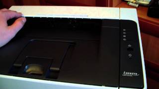 Обзор принтера Canon isensys LBP7010C [upl. by Eilyab350]