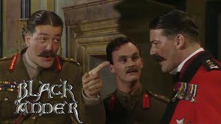 Stephen Frys Best Bits Melchett amp Duke of Wellington  Blackadder  BBC Comedy Greats [upl. by Syramad]