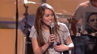 Miley Cyrus  See You Again Live  2009 [upl. by Anha]