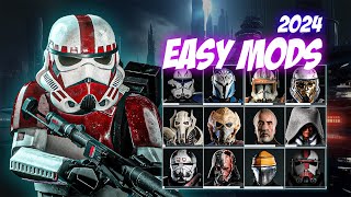 EASY Battlefront 2 Mods Install in 2024 [upl. by Shamrao]