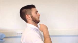 Mckenzie Exercises Cervical Spine Retraction and Extension in Sitting James Sharp [upl. by Leffert]