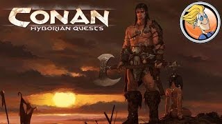 Conan Hyborian Quests preview from Spiel 2014 [upl. by Balas]