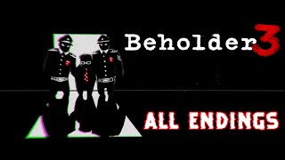 Beholder 3  All Endings [upl. by Areik]