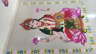 Laxmi Rangoli  Lakshmi Rangoli  लक्ष्मीपूजन २०२४  diwali rangoli  दिवाळी ShwetaSarsamkar [upl. by Cynarra]