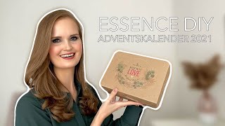 ESSENCE MADE WITH LOVE DIY ADVENT CALENDAR 2021 UNBOXING 02 ASSEMBLED WITH XMAS SPARKLE [upl. by Johiah189]