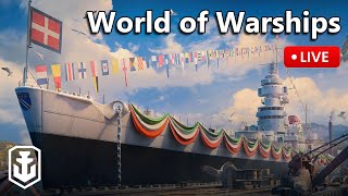 New Ships Michelangelo Scharnhorst 43 Stord 43  World of Warships Live Dec 4 2023 [upl. by Anagnos]