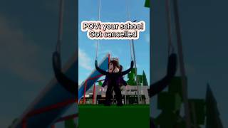 When school got cancelled in roblox shorts roblox viralvideo [upl. by Inanak]