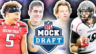 FirstRound Mock Draft Of Active NFL Players [upl. by Enenaej]