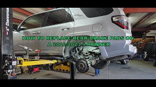 Easy Tutorial Changing Rear Brake Pads On The New 2023 4runner [upl. by Ewens]