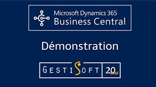 Microsoft Dynamics 365 ERP  Démonstration Business Central [upl. by Katherina]