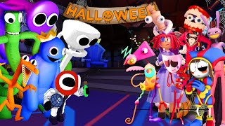 New Update Rainbow Friends vs The Amazing Digital Circus in FNF 🎃 Friday Night Funkin  Roblox [upl. by Annoynek]