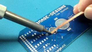 Trying reflow soldering without solder paste [upl. by Nnylyam]