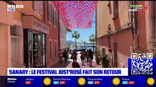 SanarysurMer le festival JustRosé fait son retour [upl. by Willem289]