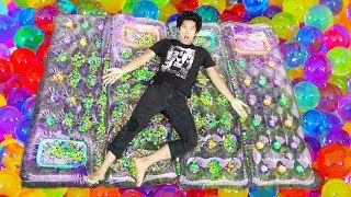 DIY Giant Orbeez Waterbed Comfortable [upl. by Ahseid]