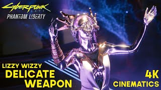 Cyberpunk 2077  Phantom Liberty  Delicate Weapon by Lizzy Wizzy  4K Cinematics [upl. by Lyn353]