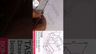 How To Draw Isometric Projection In Technical Drawing And Engineering Graphics [upl. by Luke]