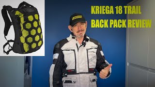 KRIEGA 18 TRAIL BACK PACK REVIEW [upl. by Nunci]