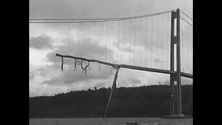 Tacoma Narrows Bridge Collapse 1940 [upl. by Aiyekal]