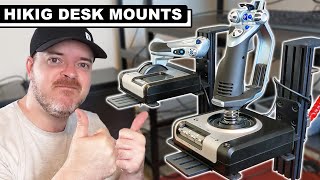 HIKIG 2 Set Desk Mount  HOTAS Setup amp Review [upl. by Ecinnej945]