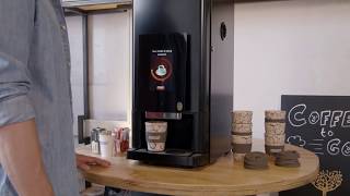 FreshGround 310 Touch  Fully automatic vending machine for coffee specialties [upl. by Marchal]