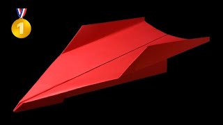 How to make a Paper Airplane that Flies Far and Straight  Best Paper Planes  Pappersflygplan [upl. by Giliane]