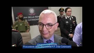 Ndrangheta operazione carabinieri contro estorsioni usura e spaccio 31 indagati [upl. by Nommad904]