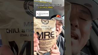 The “BEST” MRE 🤔 Full video on my page Dpeezy2099 Bussin MRE Chilimac [upl. by Ethelda]