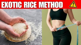 EXOTIC RICE METHOD 🛑 STEP BY STEP 🛑 RICE HACK FOR WEIGHT LOSS EXOTIC RICE METHOD FOR WEIGHT LOSS [upl. by Reiss]