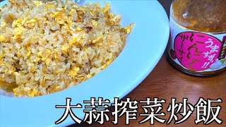 【ニンニクザーサイ炒飯】おっさんの夕食 [upl. by Mariejeanne]