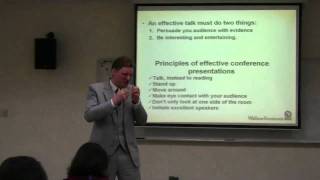 How to Present a Paper at an Academic Conference 18 [upl. by Colp404]