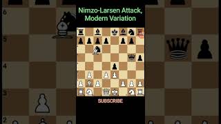 Chess Openings NimzoLarsen Attack Modern Variation A01 chessopenings [upl. by Ettennal329]