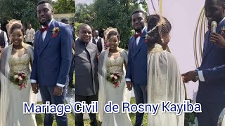 Le mariage civil de Rosny Kayiba la chanteuse de mon meilleur ami moninga a Bali sepela ❤ [upl. by Annaoy]