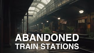 Exploring 10 Most AMAZING Abandoned Train Stations Around the World [upl. by Hoopes]