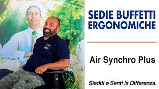 Sedia Ergonomica Buffetti da ufficio scopriamo insieme Air Synchro Plus [upl. by Ajim]