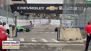 2024 Chevrolet Detroit Grand Prix Indycar race highlights [upl. by Florie]