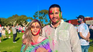 Our First Holi Together  surakshyashah nepal australia comedy fun viral ride trending [upl. by Mercola]