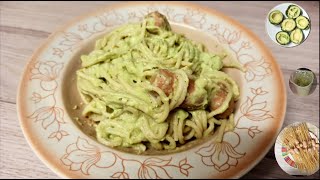 Spaghetti aux avocats sauce crémeuse   spaghetti with avocado [upl. by Coop]