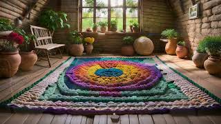 Crochet Carpet Models  Share Ideas crochet carpet [upl. by Neehsar]