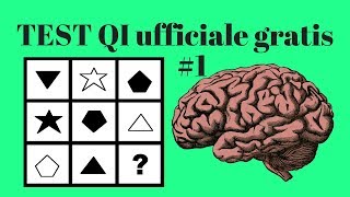 TEST DINTELLIGENZA Culture Free per scoprire il Quoziente Intellettivo online Parte 13 [upl. by Drahnreb]