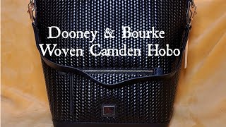 Dooney amp Bourke Woven Camden Hobo Day 14 of 16 dooneyandbourke handbags OlaMaye black [upl. by Asus]