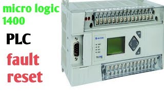 Fault reset in plc micro logic 1400  Allen Bradley [upl. by Ennaxor]