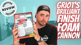 Griots Brilliant Finish Foam Cannon Unboxing and Review [upl. by Onabru682]