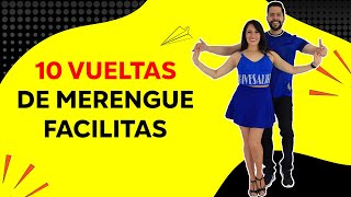 10 VUELTAS DE MERENGUE PARA BAILAR 🔥 [upl. by Alenairam]