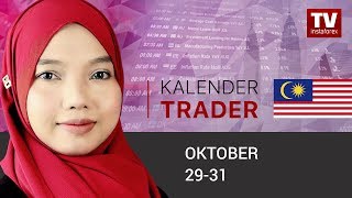 Kalender Trader Oktober 29  31 Adakah badai ekonomi global akan berlanjutan [upl. by Ocirne]