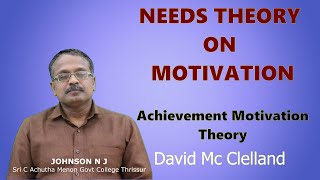 THREE NEEDS THEORY  ACHIEVEMENT MOTIVATION THEORY [upl. by Ativad]