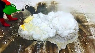 Super active strong foam to extremely dirty carpet [upl. by Yneffit459]