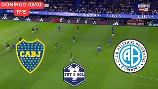 🔴BOCA  BELGRANO EN VIVO  FUT AND GOL [upl. by Mariandi558]