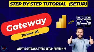 How to set up Gateway in Power BI 🚀 Types Install Configure Standard mode amp Personal Mode [upl. by Eillim]